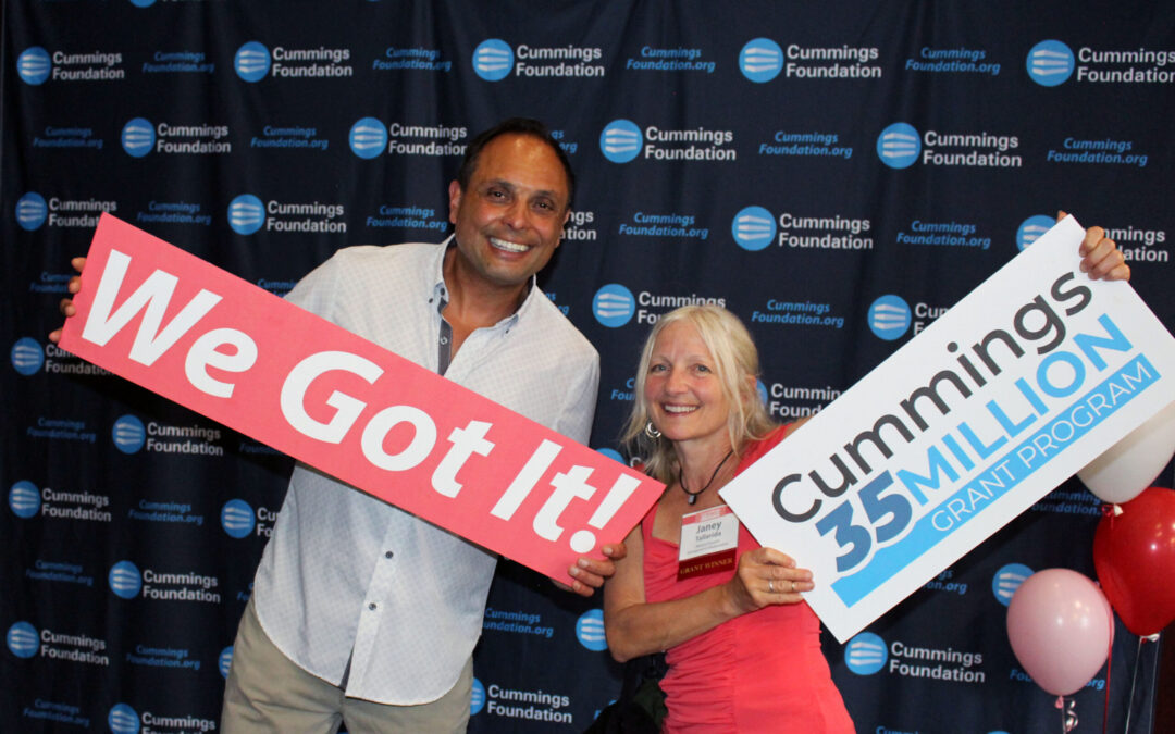 Goal! We won a Cummings Grant!